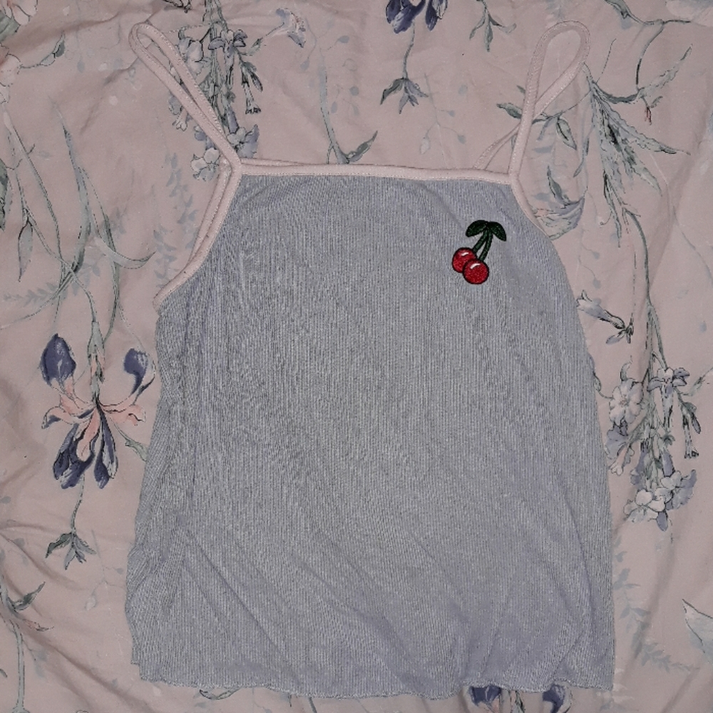 Hot Topic Cherry Crop Top